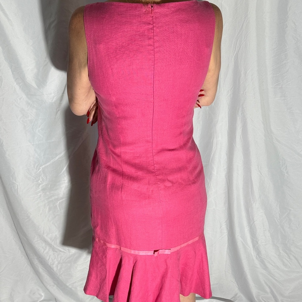 Sara Campbell Vibrant Pink Midi Dress Size 4 - Picture 7 of 11